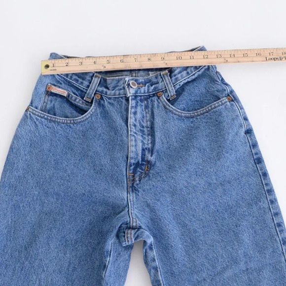 Vintage Bluenotes Mid-Wash High  Waisted Semi Relaxed Boot Cut Blue Jeans 28x30 - Picture 3 of 13